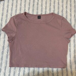 SHEIN Mauve Crop Top